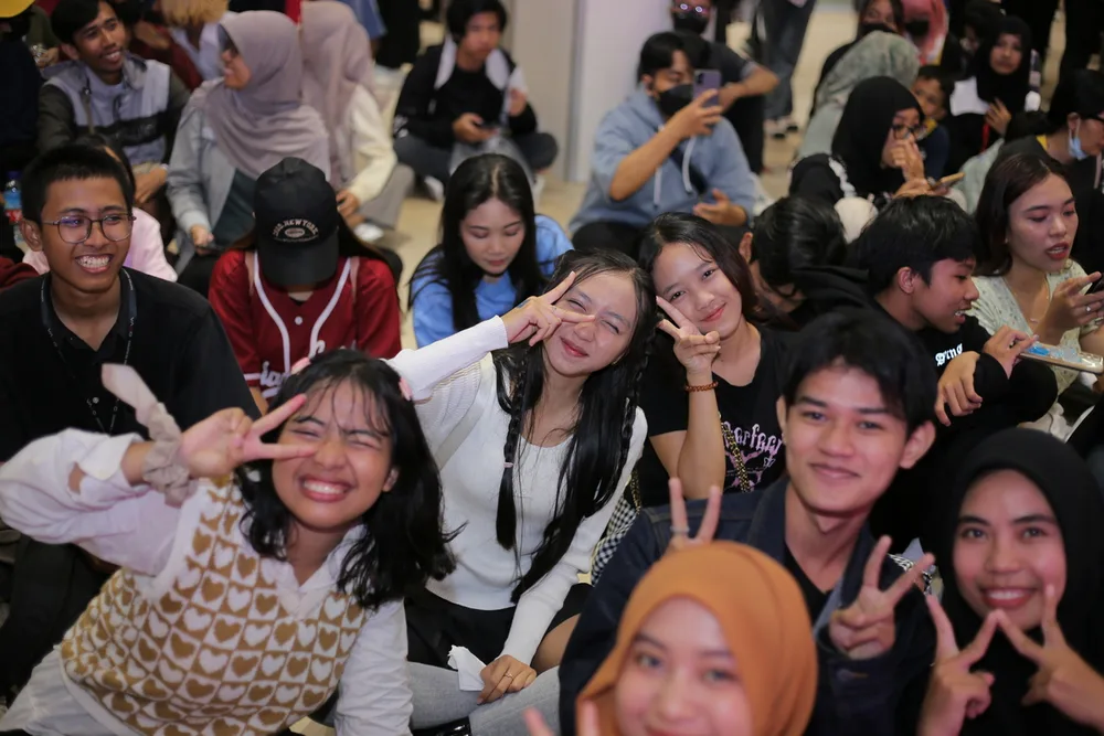 Pengunjung event Hobitix