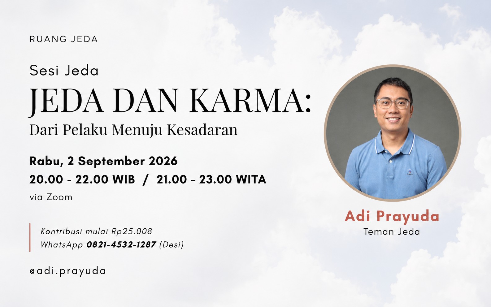 SESI JEDA | JEDA DAN KARMA